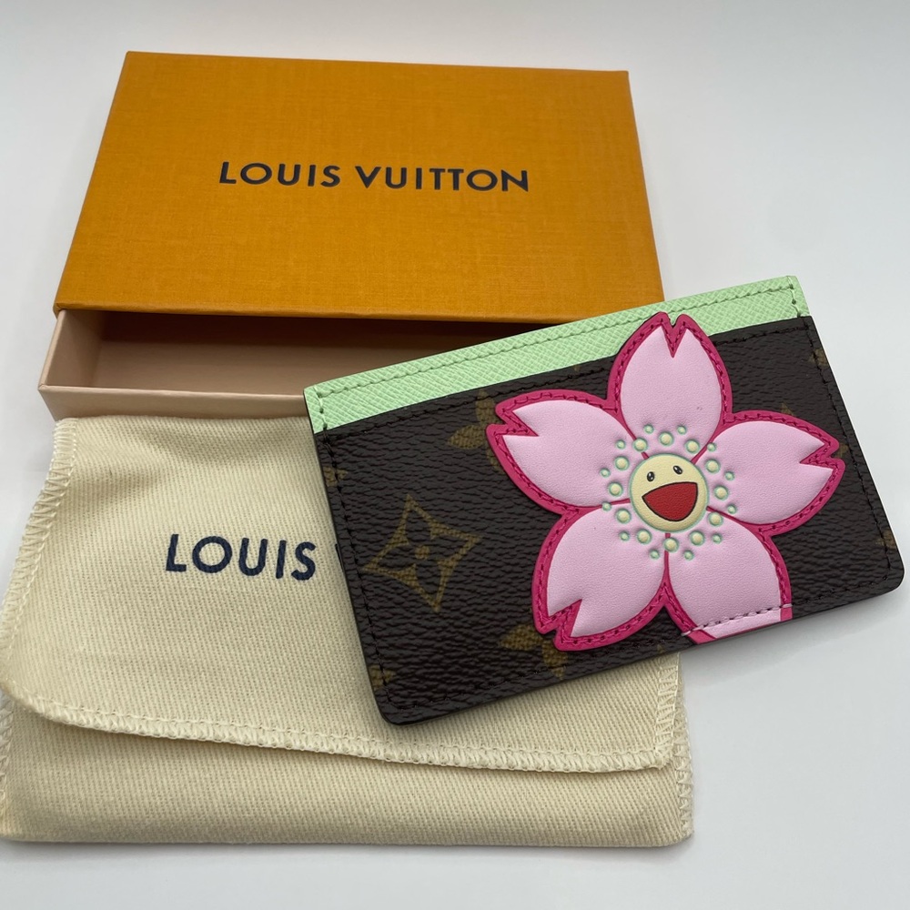Louis Vuitton Floral Card Holder